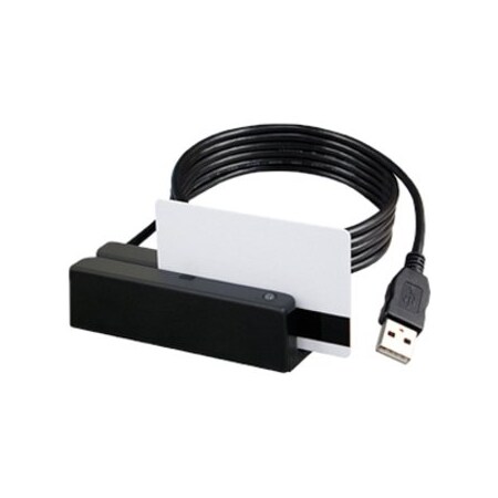 Uniform Industrial Msr Reader, Swipe Type, Usb Interface, Virtual Com Port, Triple MSR213V-33AKNR